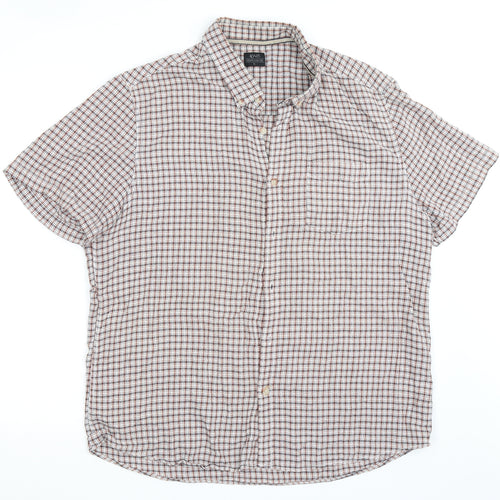 Matalan Mens Brown Check   Button-Up Size XL