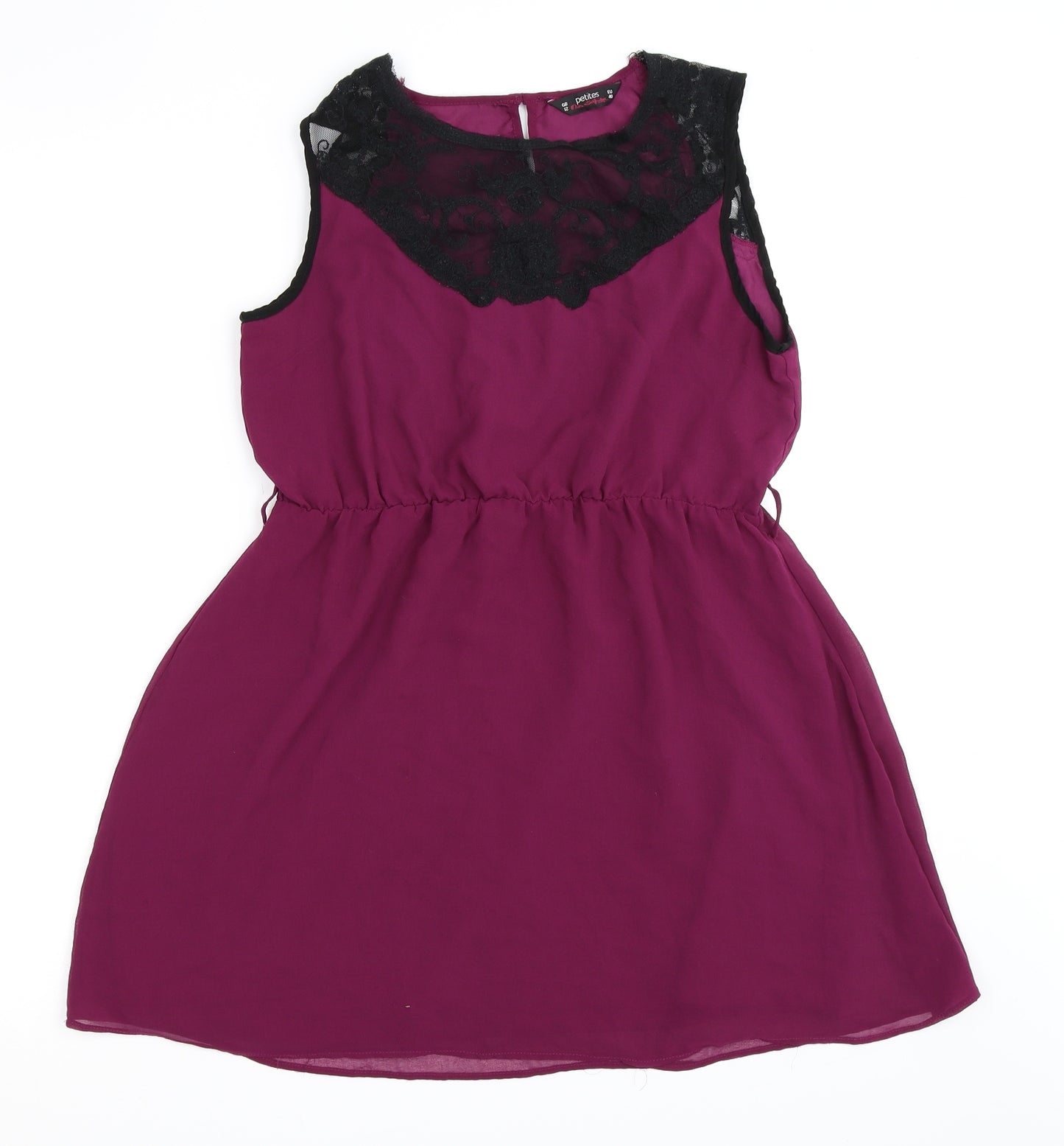 Miss Selfridge Womens Purple   Skater Dress  Size 12