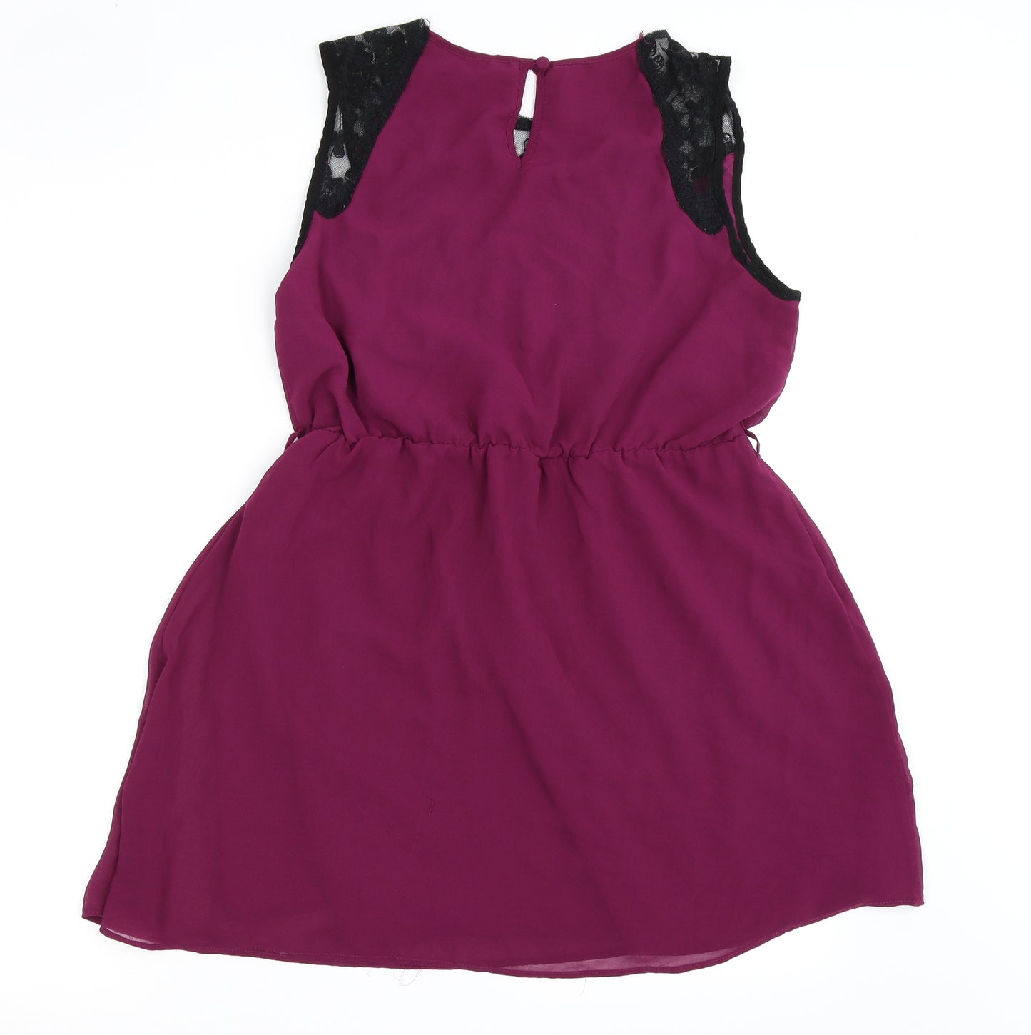 Miss Selfridge Womens Purple   Skater Dress  Size 12
