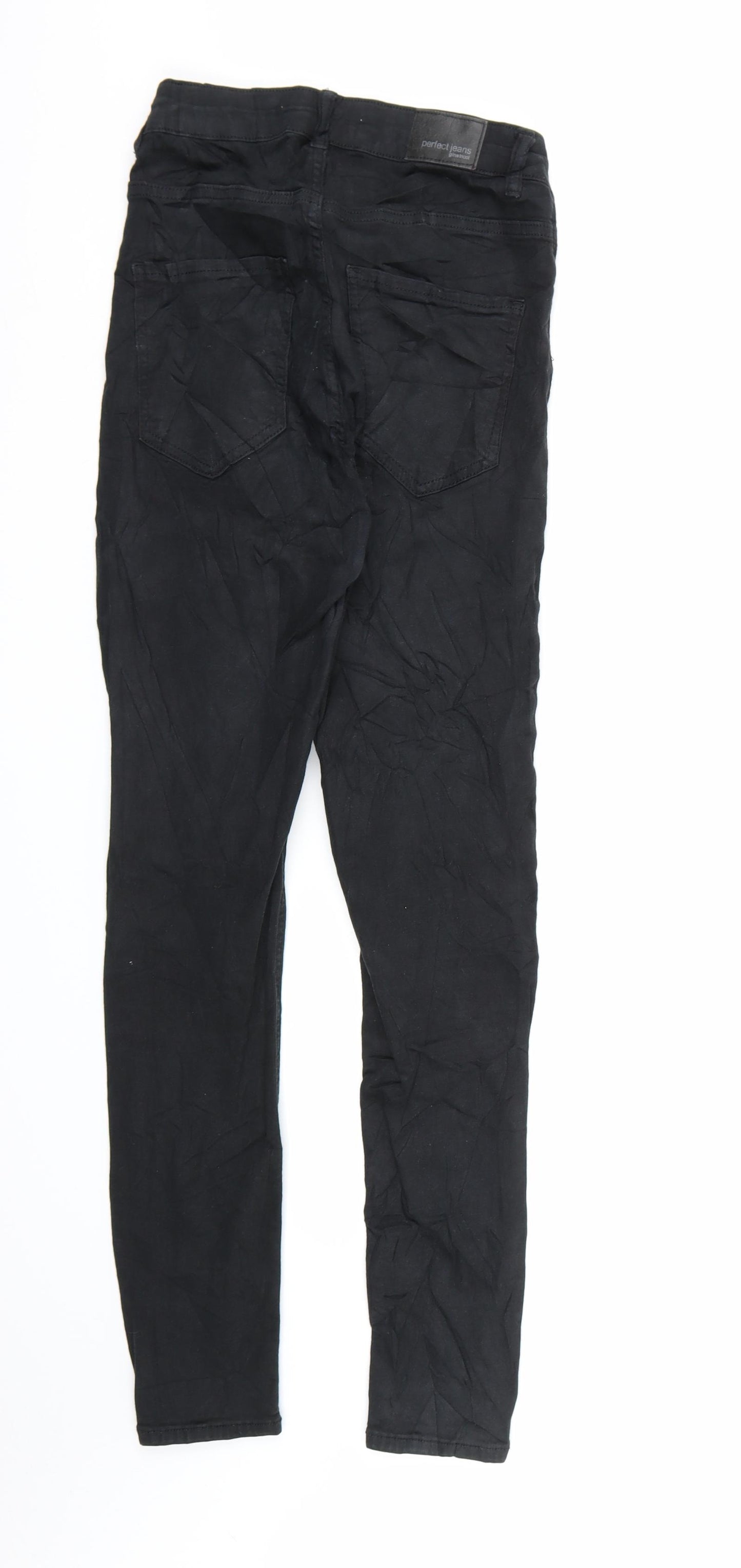 Ginatricot Womens Black  Denim Skinny Jeans Size M L29 in