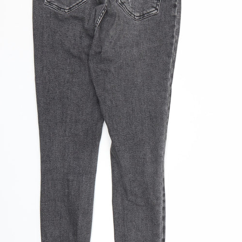 New Look Womens Grey  Denim Skinny Jeans Size 10 L27 in