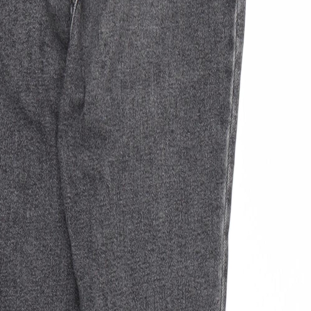 New Look Womens Grey  Denim Skinny Jeans Size 10 L27 in