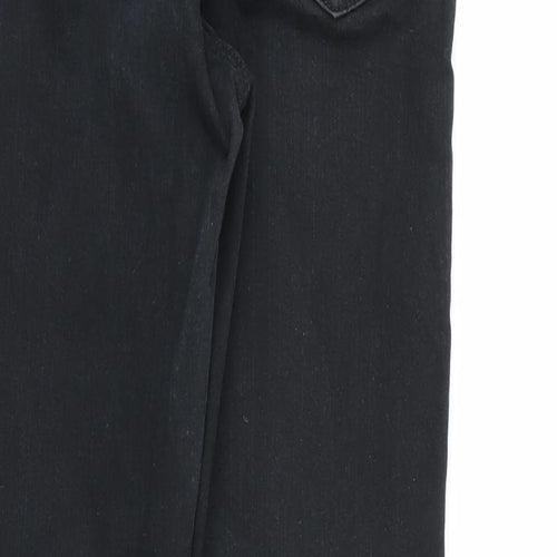 Topshop Womens Black  Denim Skinny Jeans Size 26 in L30 in