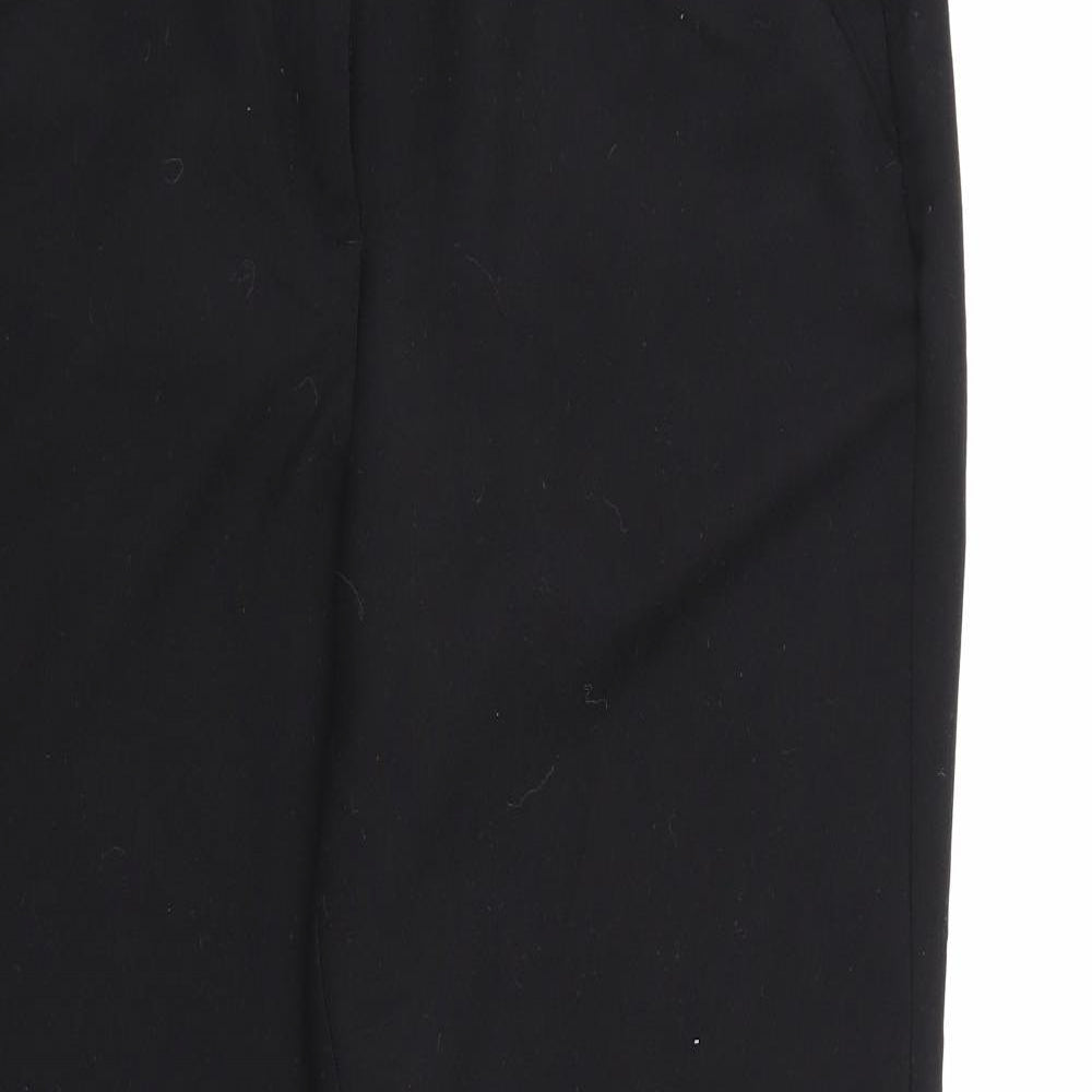 Maine New England Womens Black  Rayon Dress Pants Trousers Size 14 L29 in