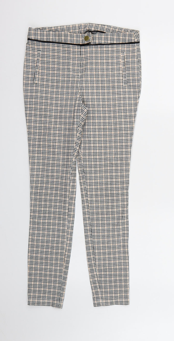Dorothy Perkins Womens Multicoloured Check  Snow Pants Trousers Size 8 L28 in