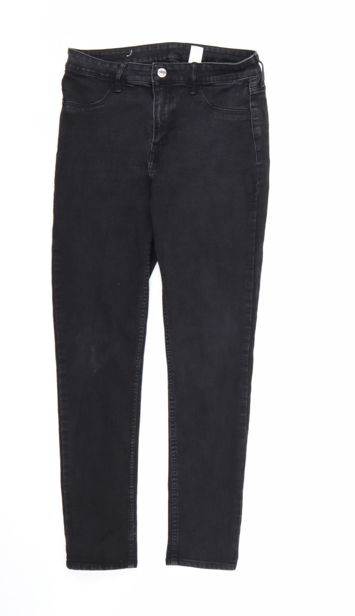 &DENIM Womens Black  Denim Skinny Jeans Size 31 in L28 in