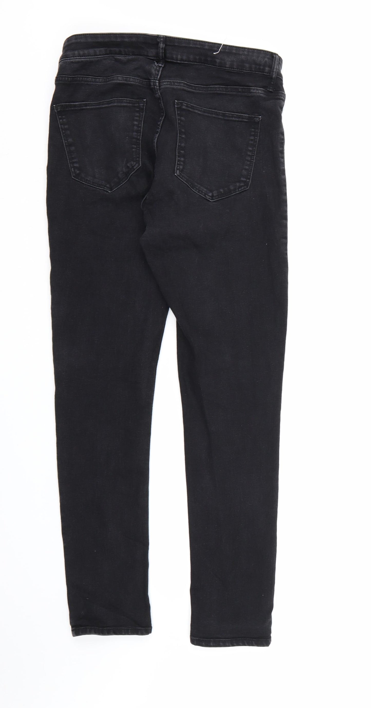 &DENIM Womens Black  Denim Skinny Jeans Size 31 in L28 in