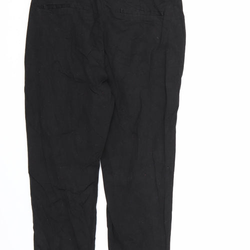 Bershka Womens Black  Denim Straight Jeans Size 10 L24 in