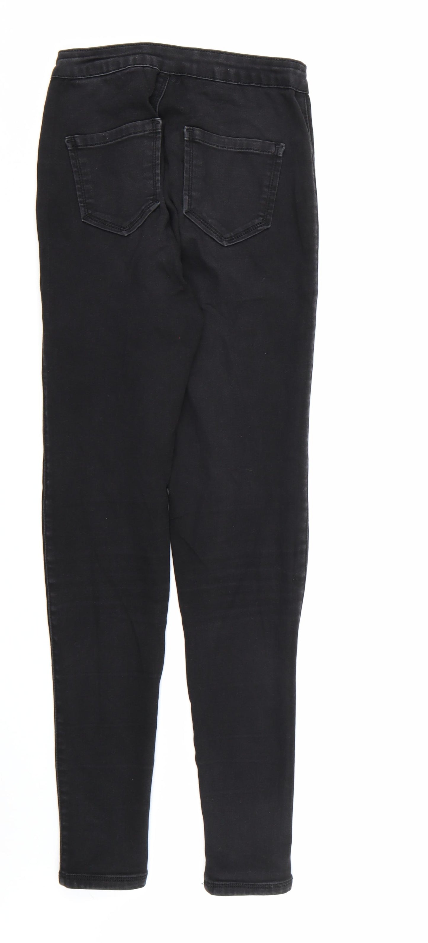 Missguided Womens Black  Denim Skinny Jeans Size 10 L30 in