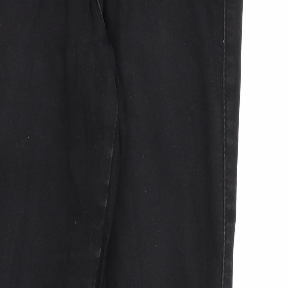 Missguided Womens Black  Denim Skinny Jeans Size 10 L30 in