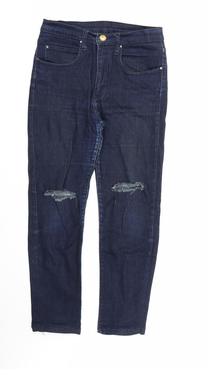 Nobody Womens Blue Denim Straight Jeans Size 30 in L26 in