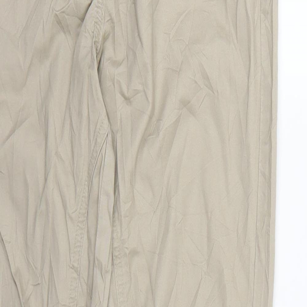 Preworn Womens Beige   Chino Trousers Size 8 L32 in