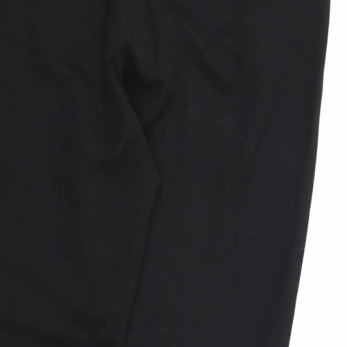 Papaya Womens Black  Rayon Dress Pants Trousers Size 16 L29 in