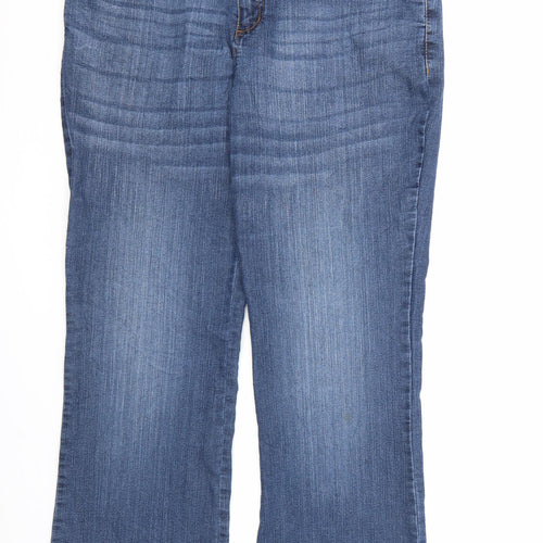 Sheego Womens Blue  Denim Bootcut Jeans Size 36 in L29 in