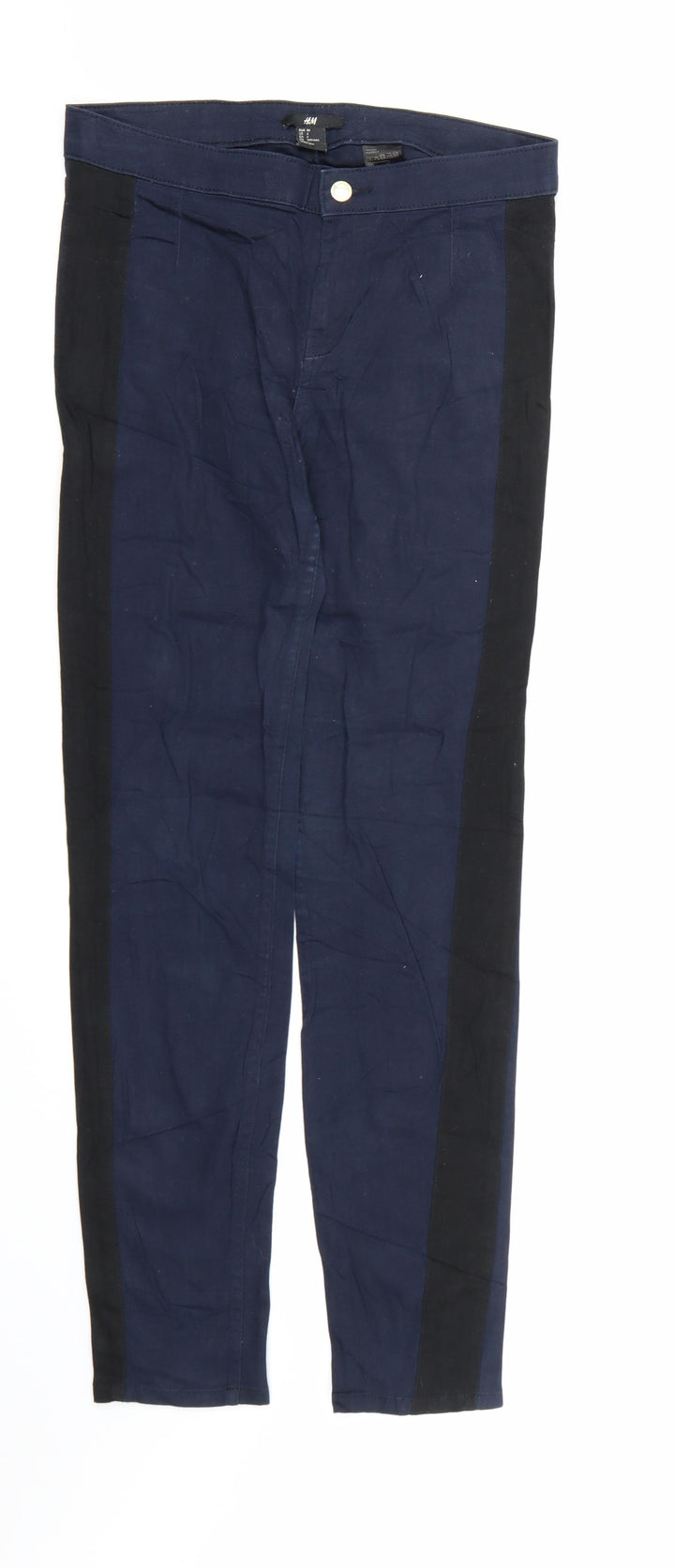 H&M Womens Blue  Denim Skinny Jeans Size 8 L30 in
