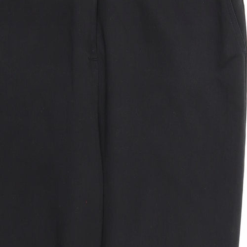 Wallis Womens Black  Rayon Dress Pants Trousers Size 16 L27 in