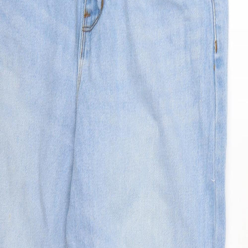 Boohoo Womens Blue  Denim Boyfriend Jeans Size 12 L25 in