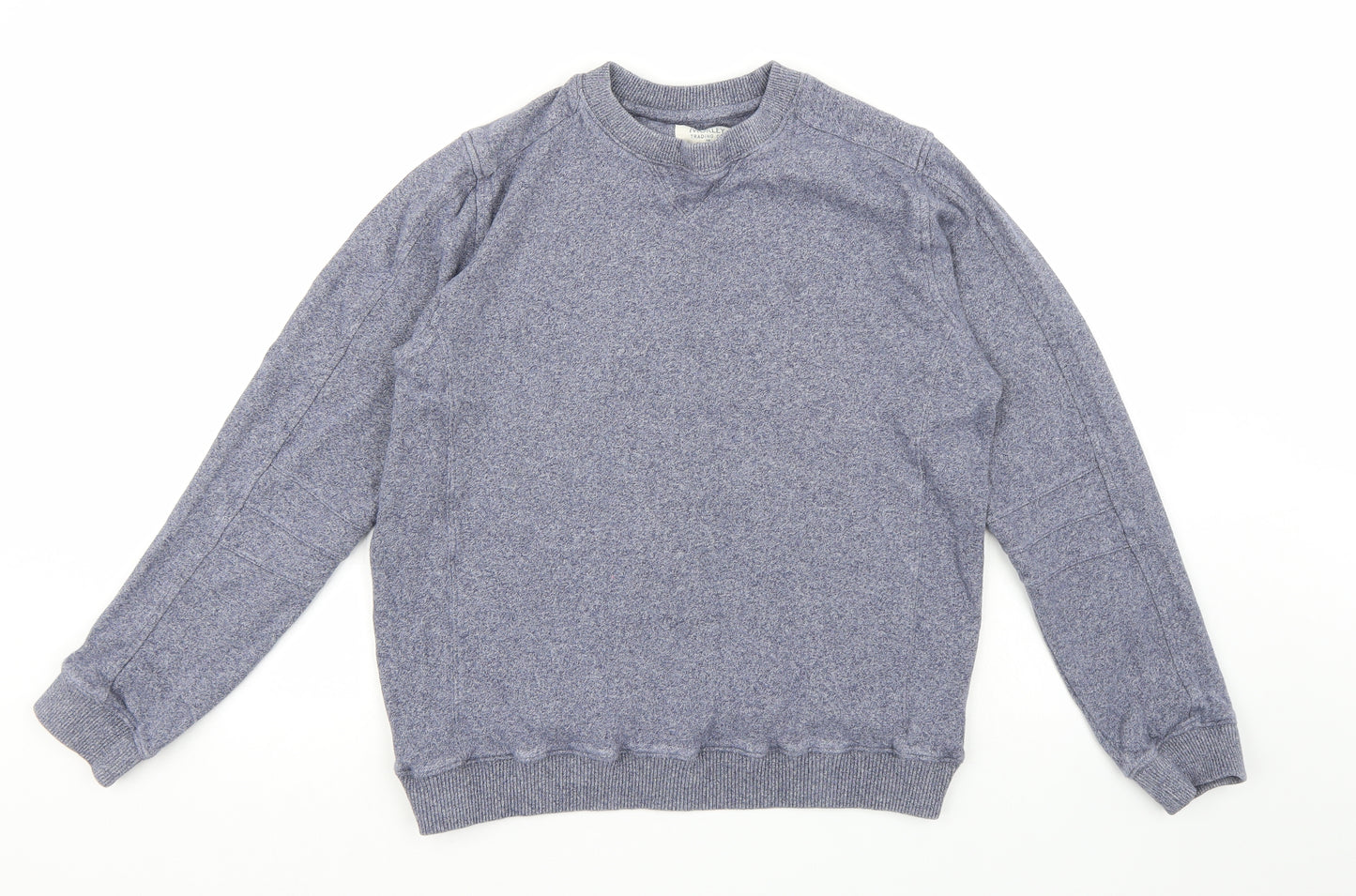 Matalan Mens Blue  Jersey Pullover Sweatshirt Size M