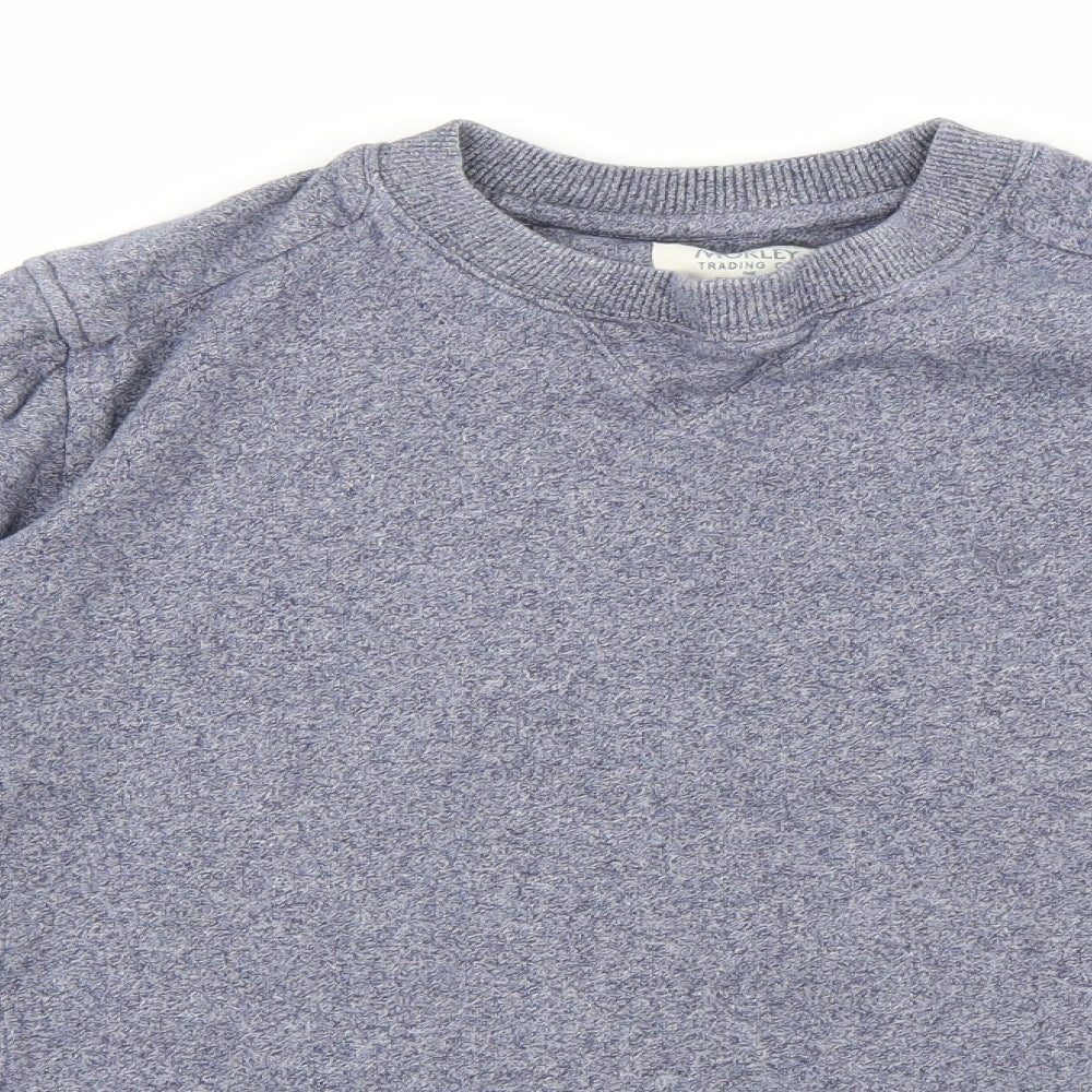 Matalan Mens Blue  Jersey Pullover Sweatshirt Size M