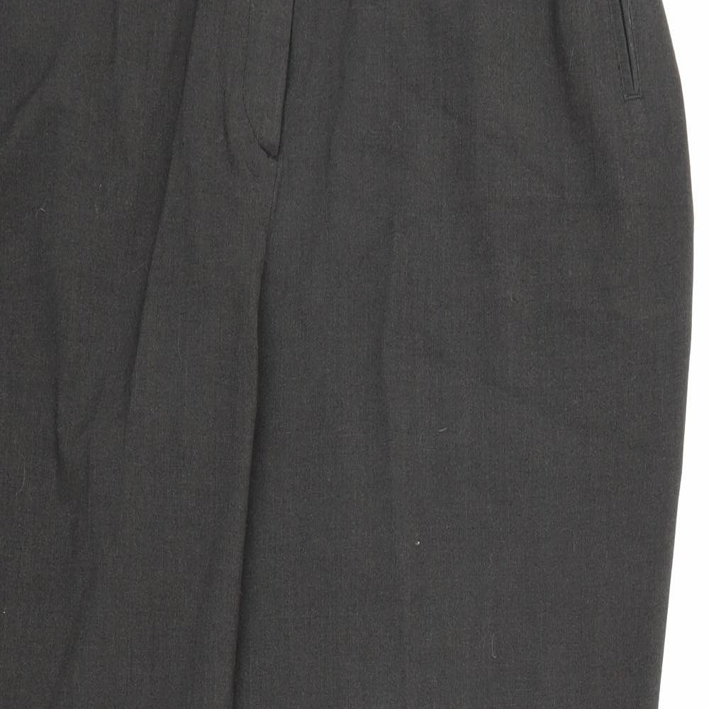 Marisota Womens Grey  Rayon Dress Pants Trousers Size 20 L28 in