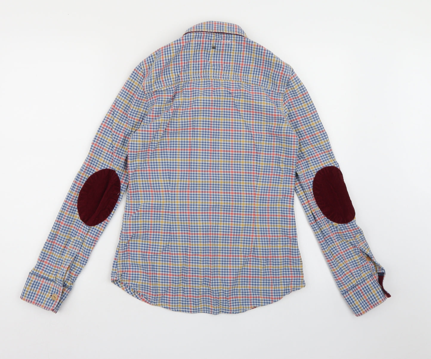 Superdry Mens Blue Check   Button-Up Size S