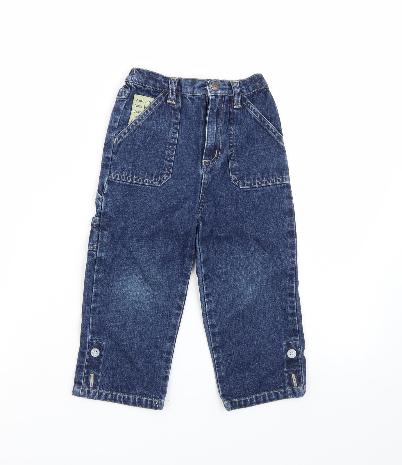 NEXT Boys Blue  Denim Straight Jeans Size 2 Years
