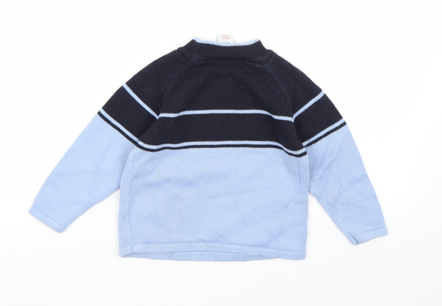 NEXT Boys Blue  Knit Pullover Jumper Size 3 Years