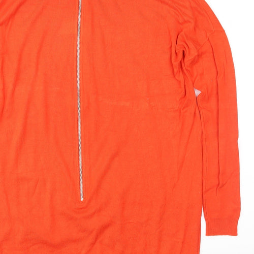 Atmosphere Womens Orange  Knit Pullover Jumper Size XS