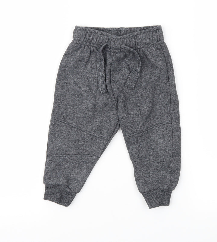Rebel Baby Grey Jogger Trousers Size 9-12 Months
