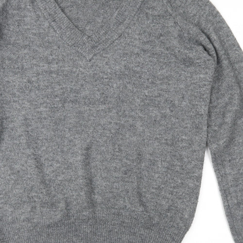 H&M Mens Grey  Knit Pullover Jumper Size S