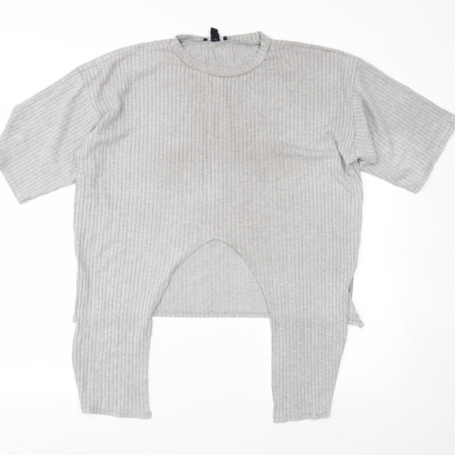 New Look Womens Grey   Basic T-Shirt Size 10
