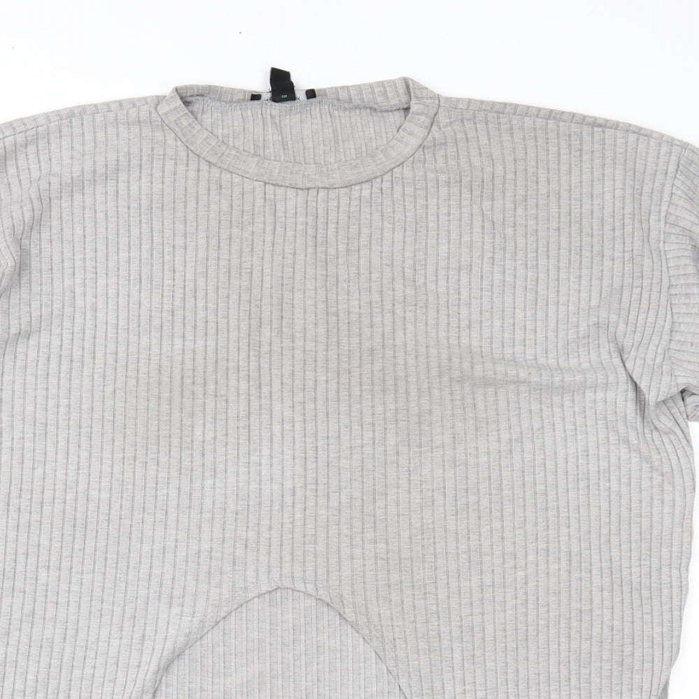 New Look Womens Grey   Basic T-Shirt Size 10