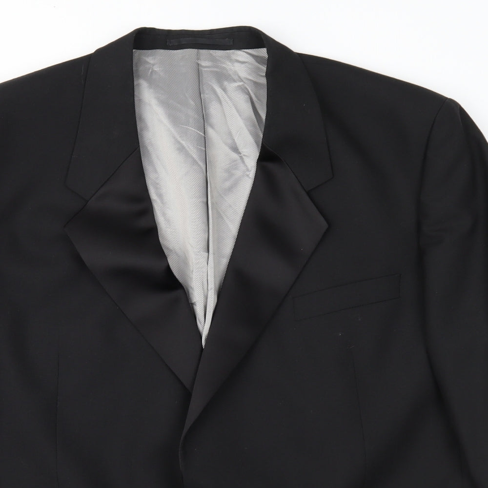Roy Palin Mens Black   Tuxedo Suit Jacket Size 50