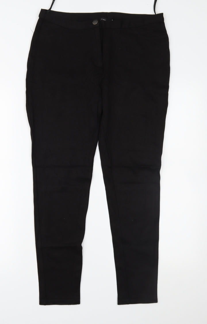 Dorothy Perkins Womens Black   Trousers  Size 14 L28 in