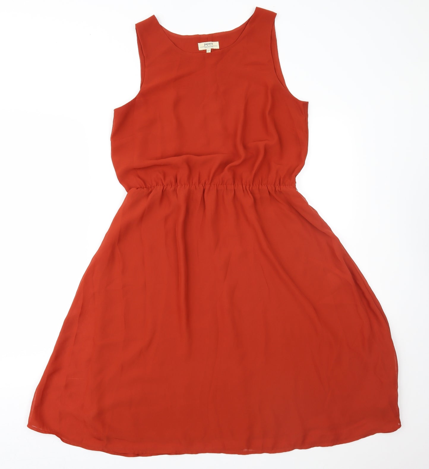 Papaya Womens Brown   Fit & Flare  Size 12