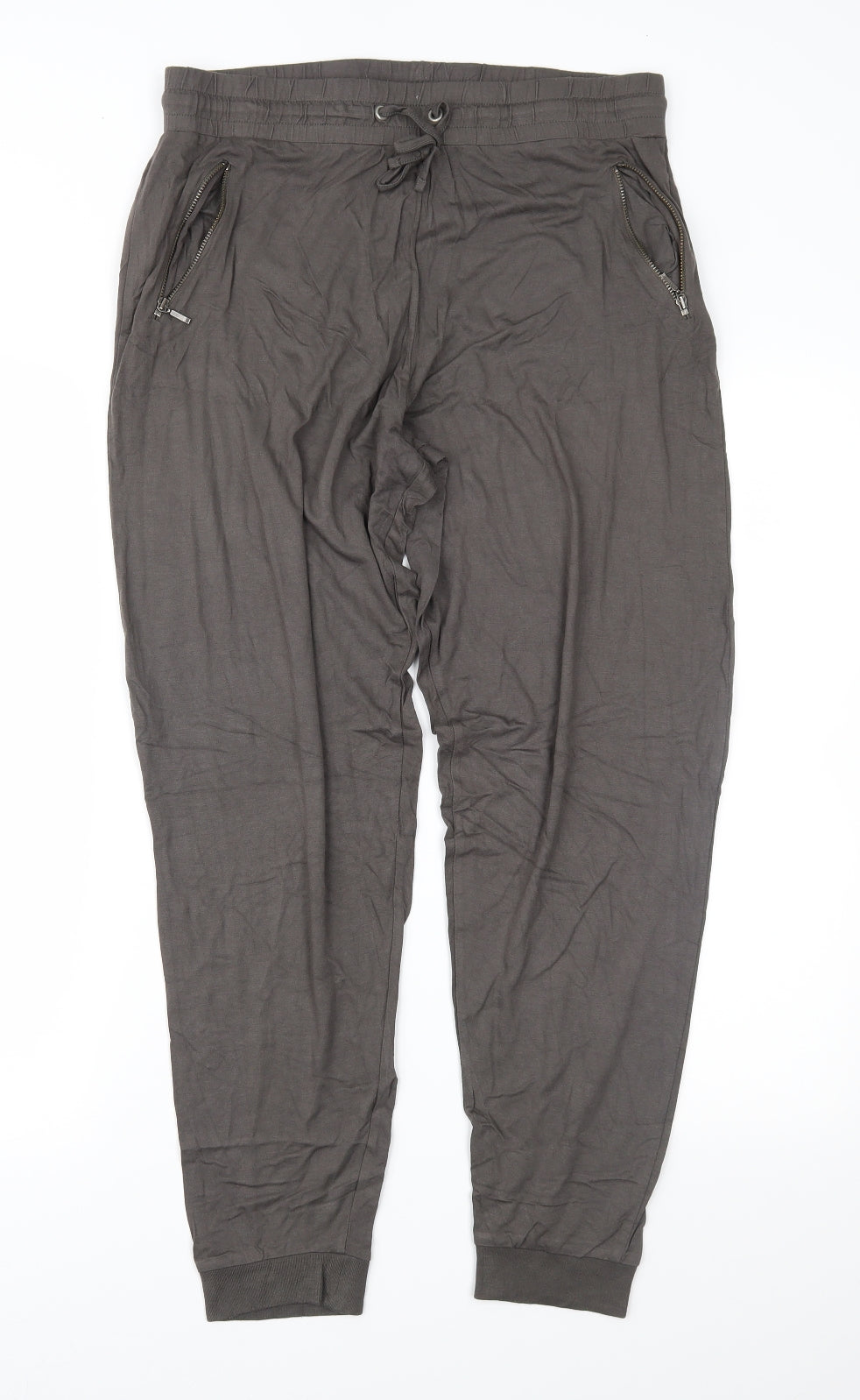 TU Womens Brown  Jersey Harem Trousers Size M L29 in