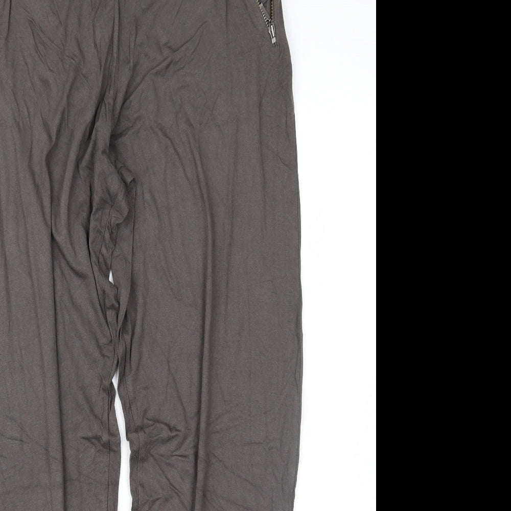 TU Womens Brown  Jersey Harem Trousers Size M L29 in