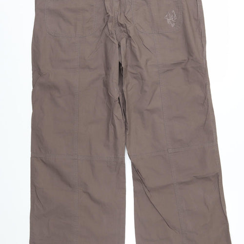 Red Herring Womens Brown   Cargo Trousers Size 16 L30 in