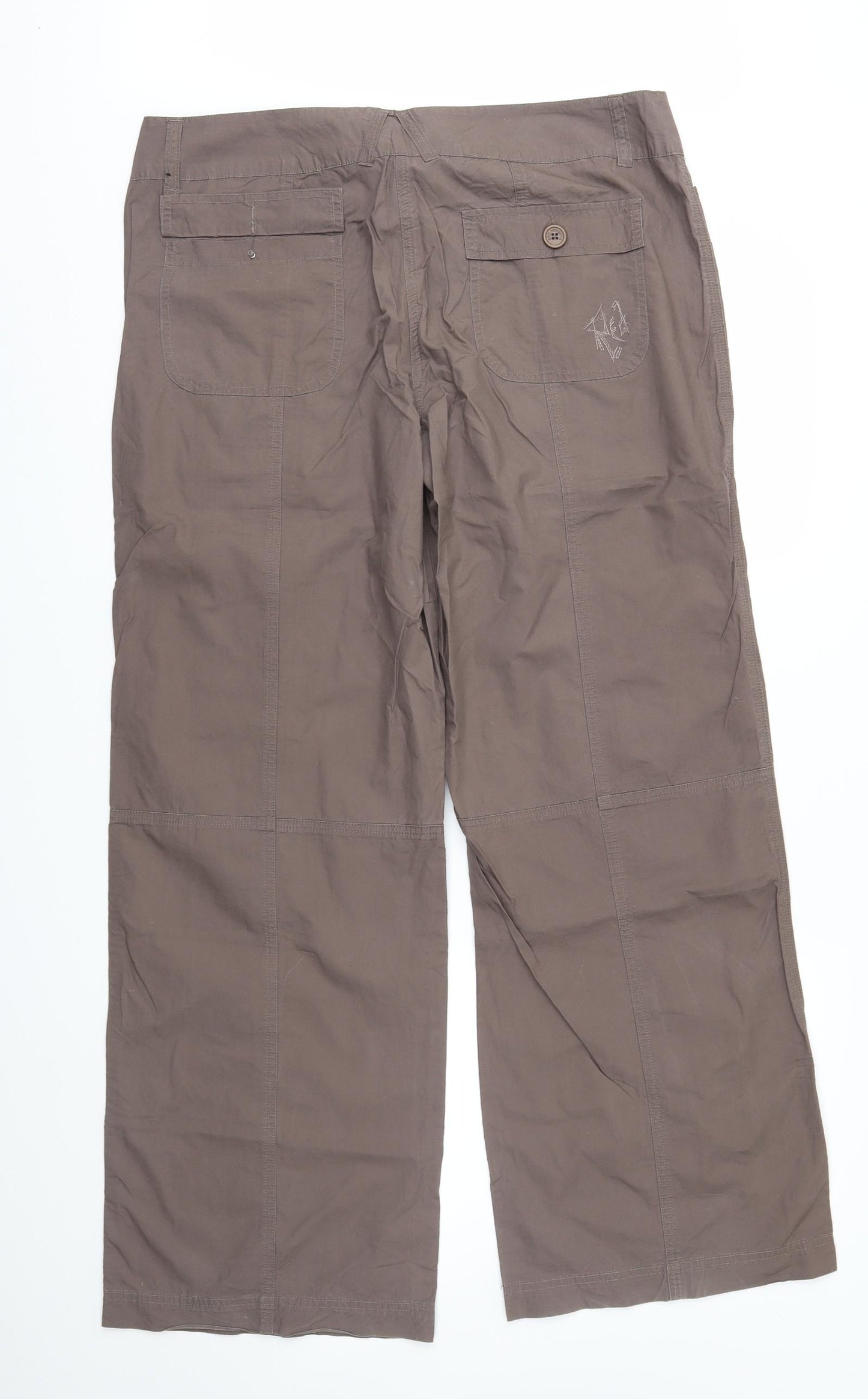 Red Herring Womens Brown   Cargo Trousers Size 16 L30 in