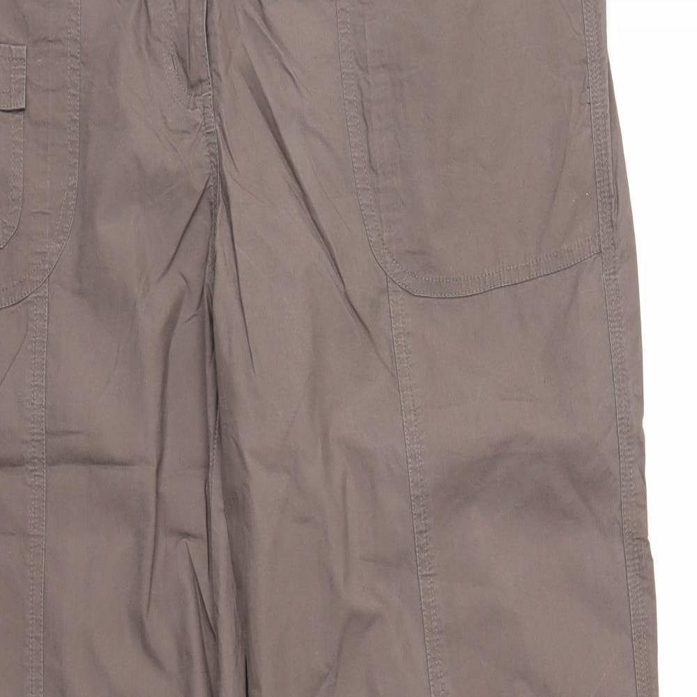 Red Herring Womens Brown   Cargo Trousers Size 16 L30 in