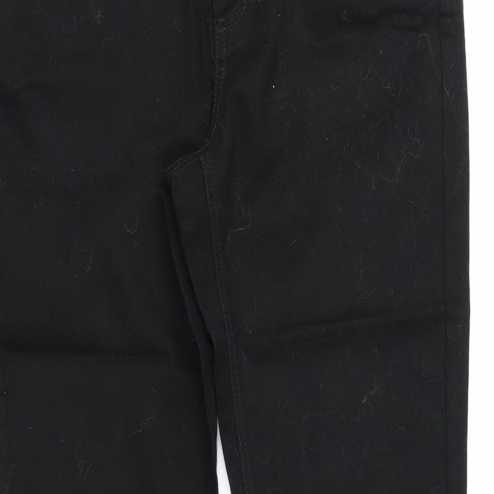 JSFN Womens Black  Denim Straight Jeans Size 14 L31 in