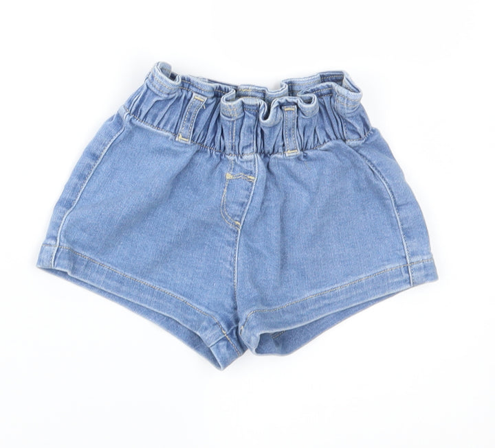 LC Waikiki Girls Blue Denim Cropped Jeans Size 18-24 Months