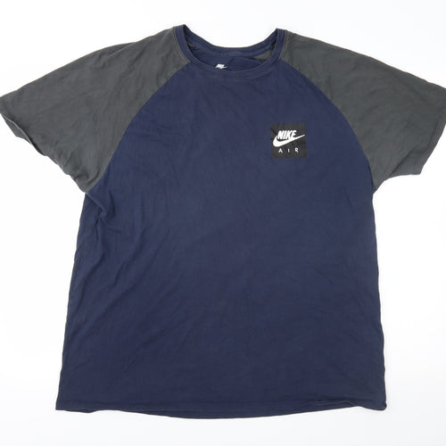 Nike Mens Blue  Jersey  T-Shirt Size XL