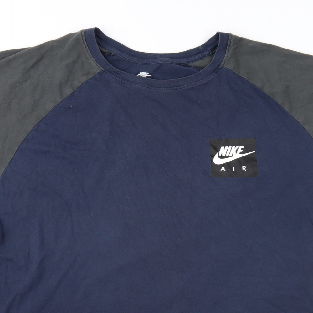 Nike Mens Blue  Jersey  T-Shirt Size XL