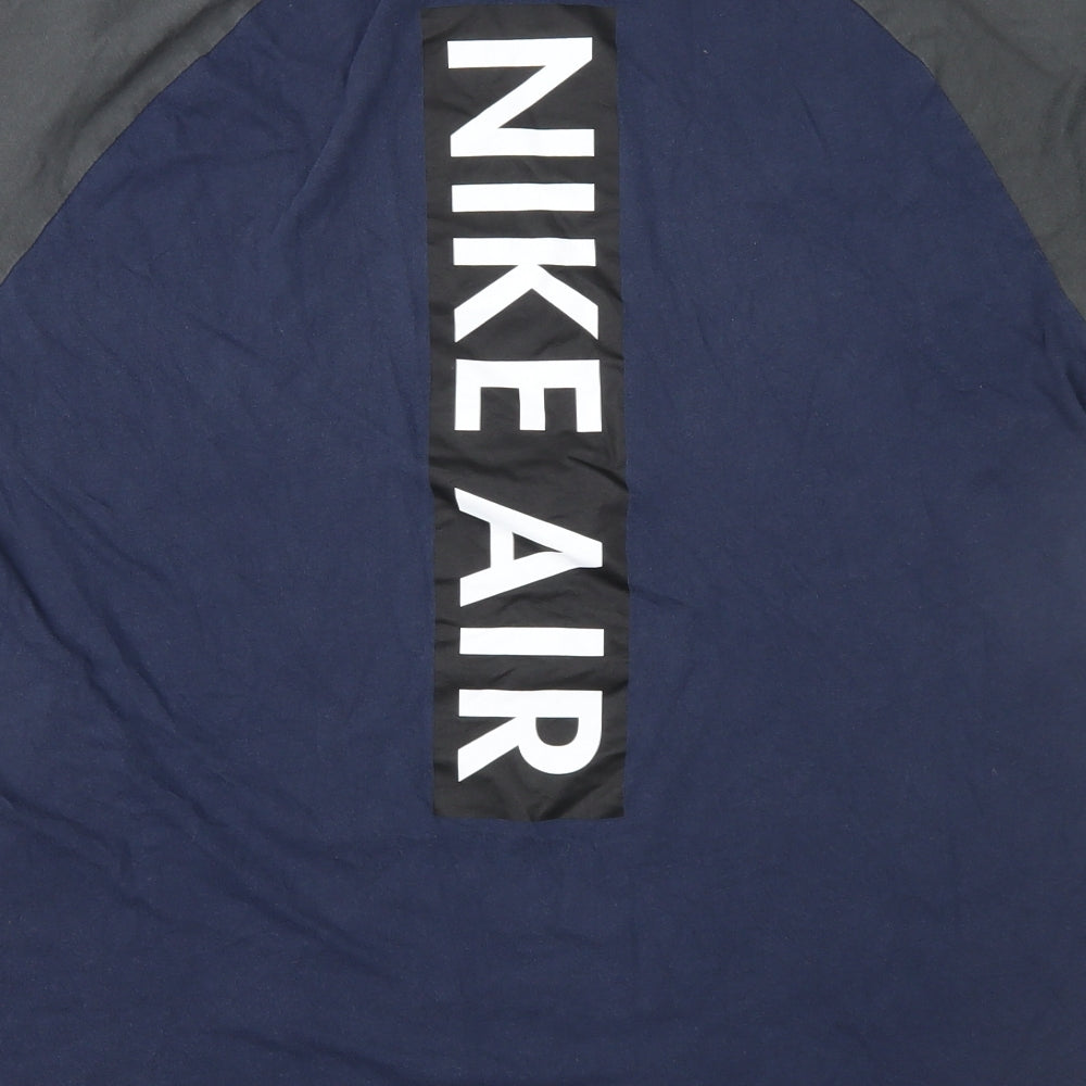 Nike Mens Blue  Jersey  T-Shirt Size XL