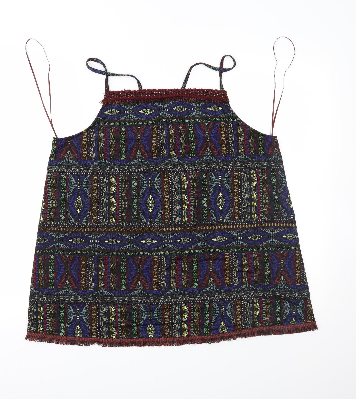 NEXT Womens Multicoloured Geometric  Camisole Blouse Size 20