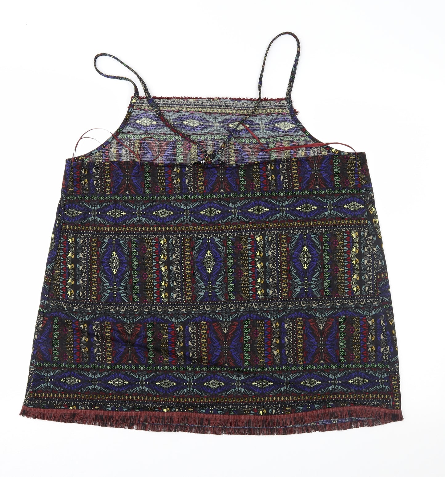 NEXT Womens Multicoloured Geometric  Camisole Blouse Size 20