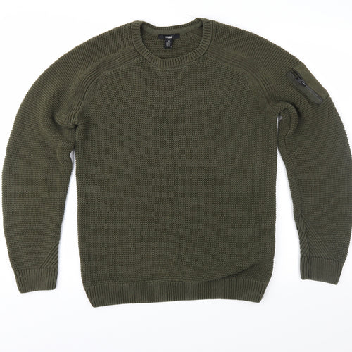 Mavi Womens Green  Knit Pullover Jumper Size S