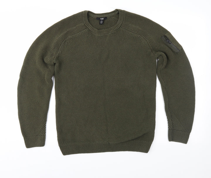Mavi Womens Green Knit Pullover Jumper Size S