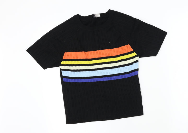 H&M Womens Black   Pullover Jumper Size L